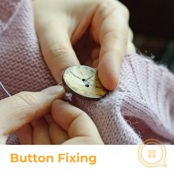 Button Fixing