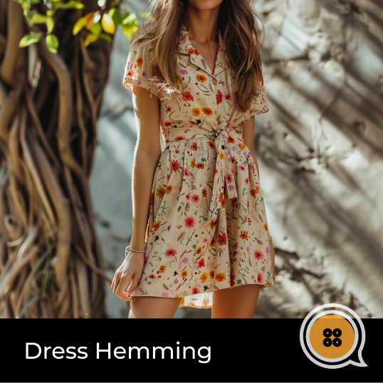 Dress Hemming Shortening Alterations Hello Tailr