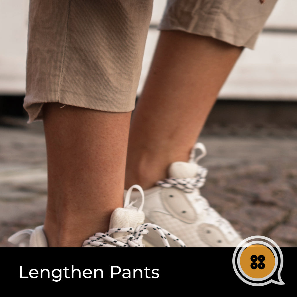 Lengthen Pants Add a False Hem Hello Tailr