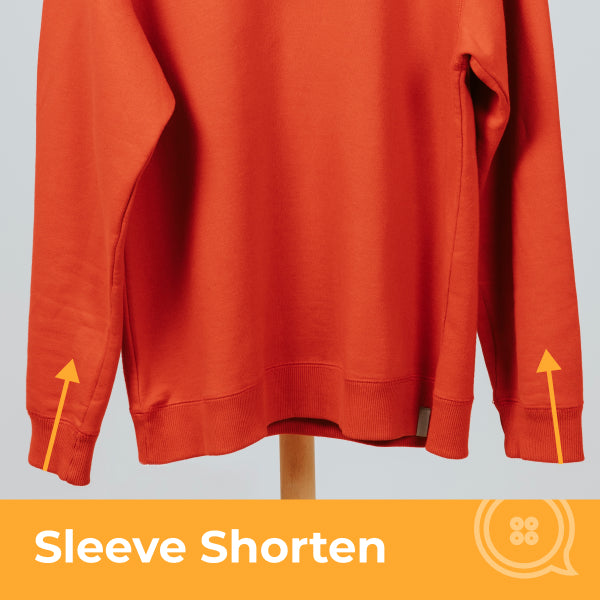 Alter Sleeves on Jumper with Ribbing - Clothing Alterations Near Me