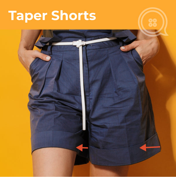 Taper Womens Short Narrower Slim Fit Clothing Alterations Service