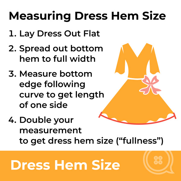 How to measure dress hem size fullness Hello Tailr's Guide