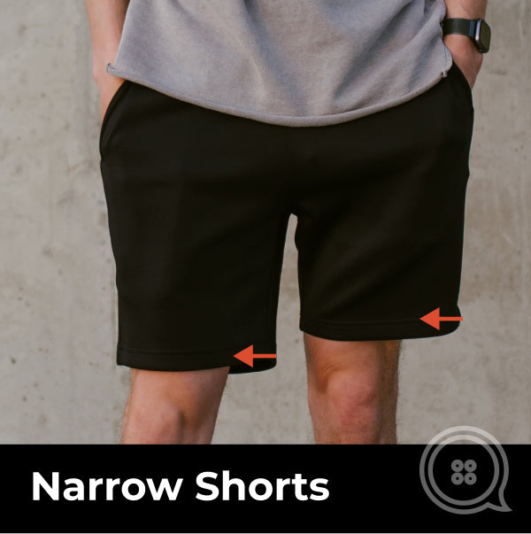 Narrow Shorts | Slim Shorts Tapering Alteration – Hello Tailr