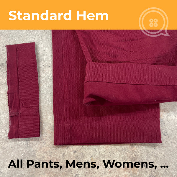 Pants Length Shorten Hemming, Take Up, Jeans Hello Tailr